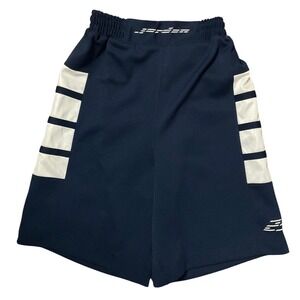 Jordan Mens Navy Blue Basketball Shorts White Side Stripe Jumpman Size Medium